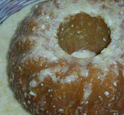 Photo of Glazed Lemon Cake copyright 2004 Owen Linderholm