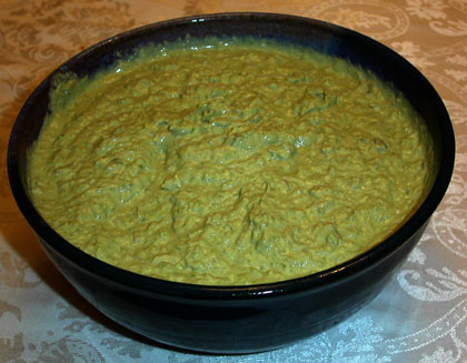 Photo of Fava Bean Hummus copyright 2004 Owen Linderholm