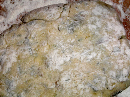 Photo of Sage Gnocchi Dough copyright 2004 Owen Linderholm