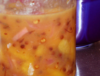 Peach-Lavender Chutney copyright Owen Linderholm 2005