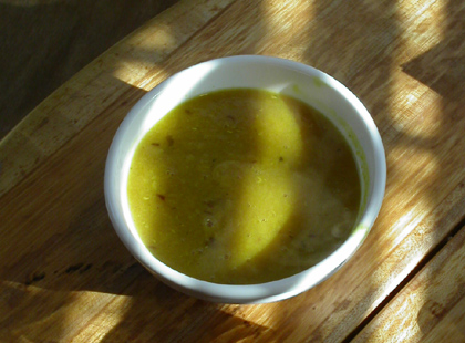 Red Lentil Tarka Dahl copyright 2004 Owen Linderholm
